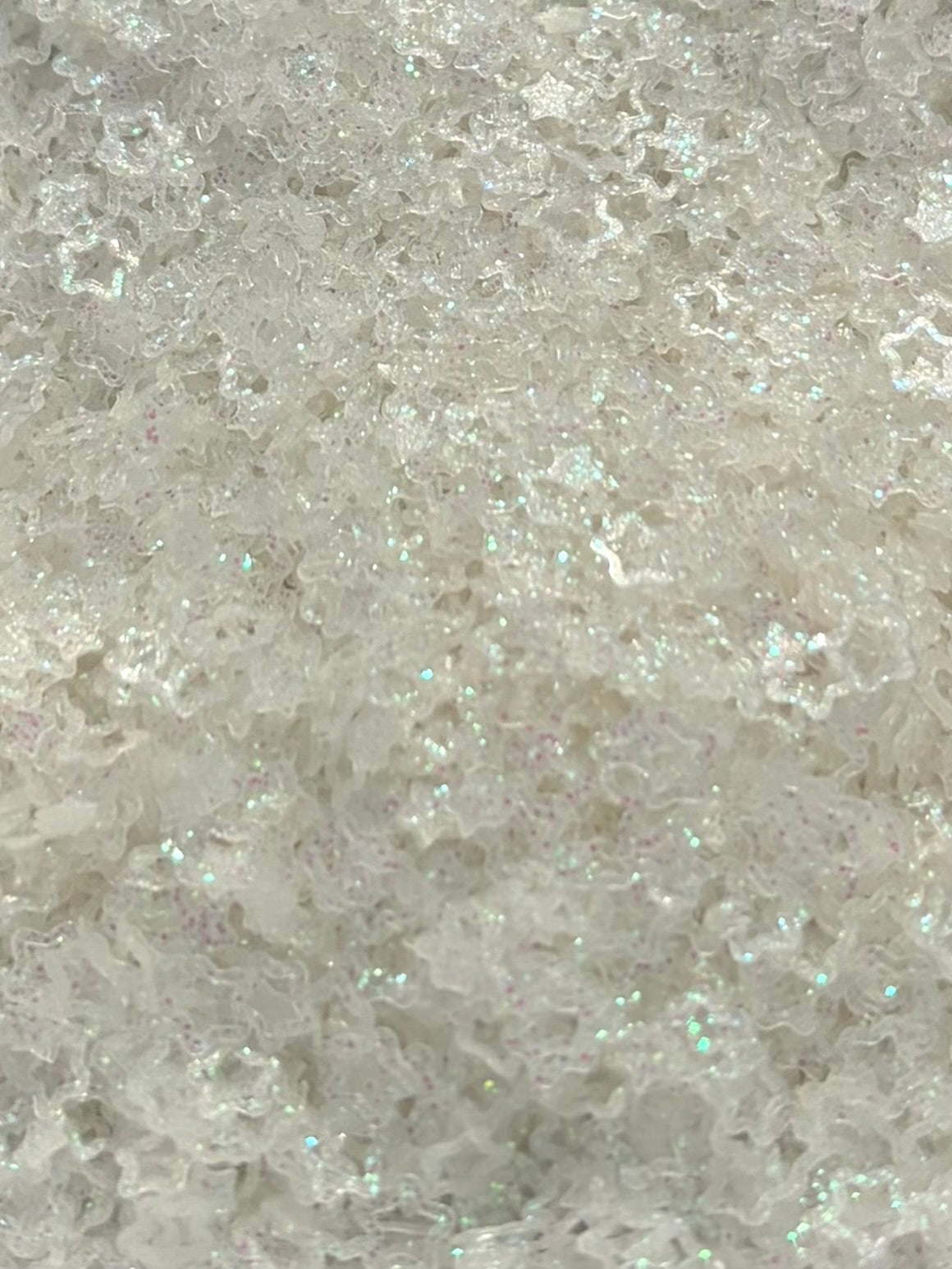 White glitter stars ⭐️