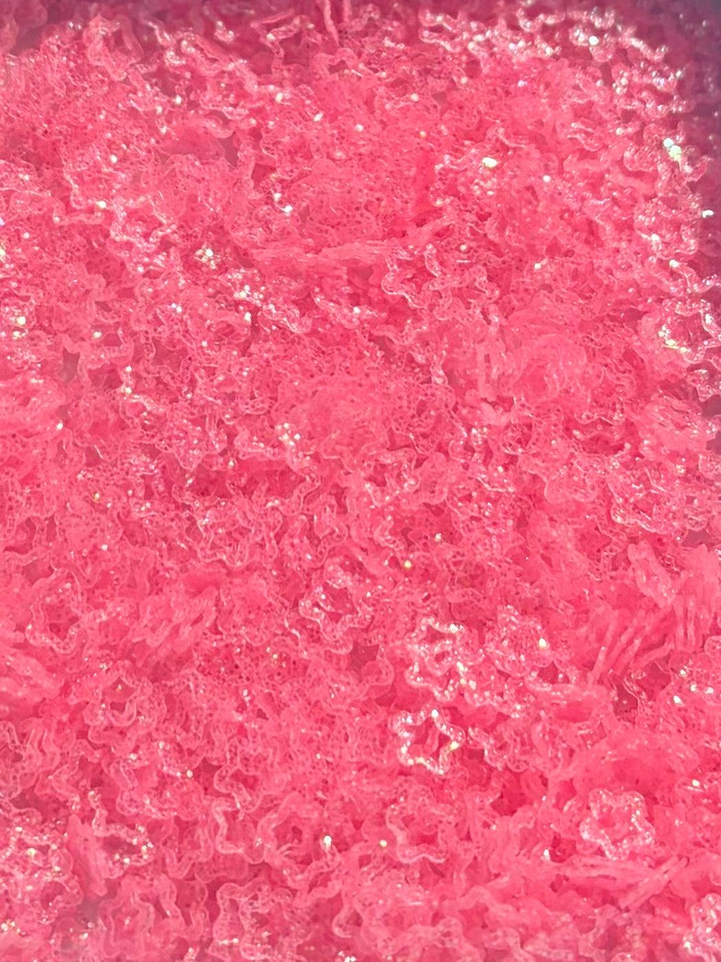 Hot pink glitter stars ⭐️