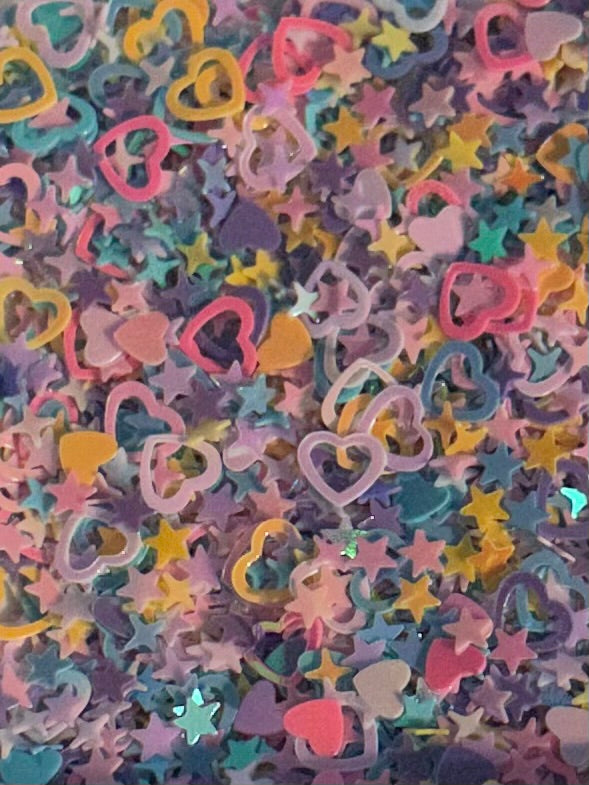 Pastel heart mix