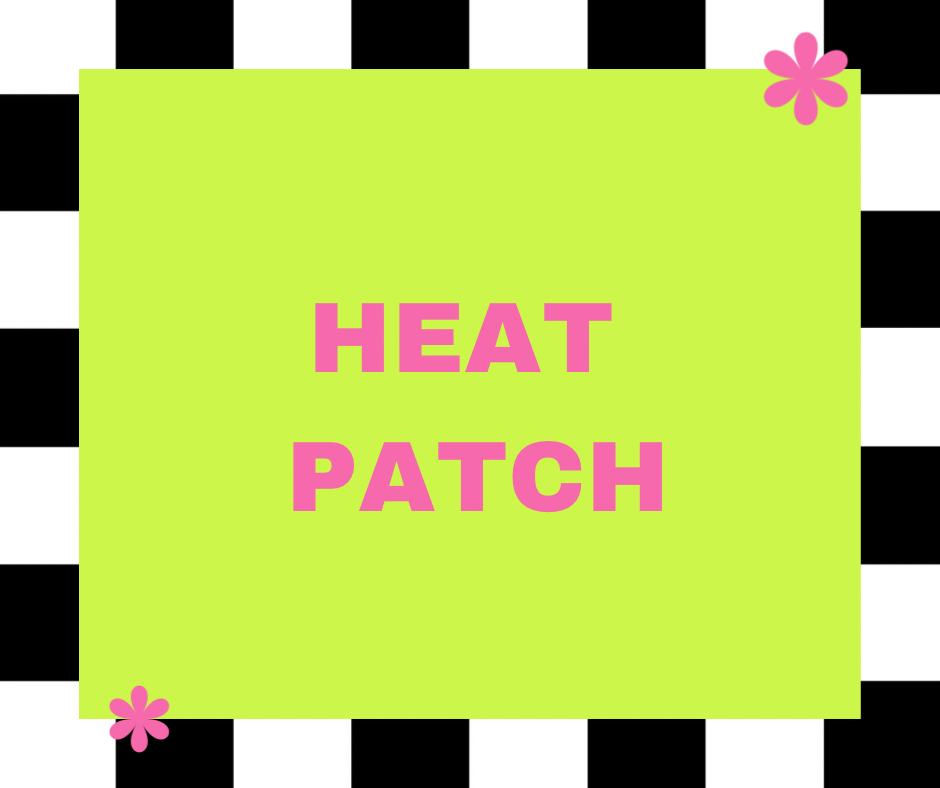 Heat patch for crewneck