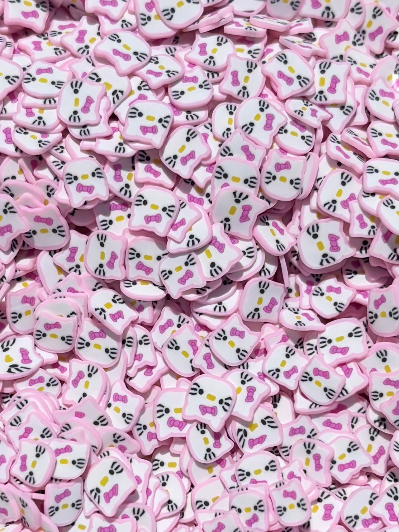 Pink cat polymere clay