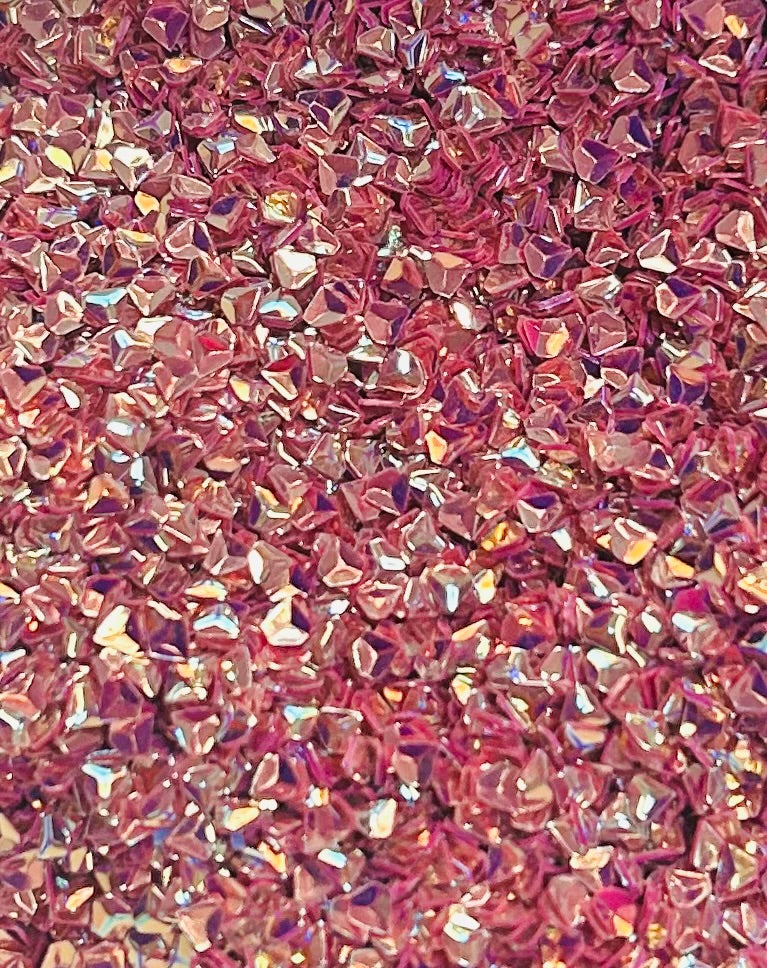 Rose pink diamond shape