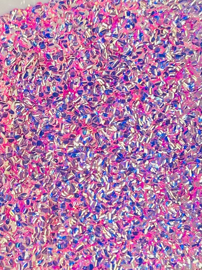Neon Pink bubble glitter