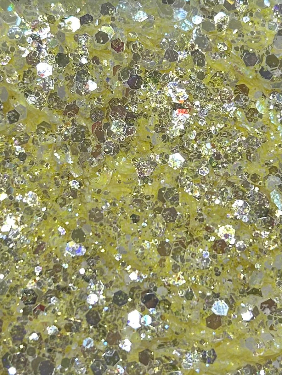 Sun-kissed mirror chunky glitter