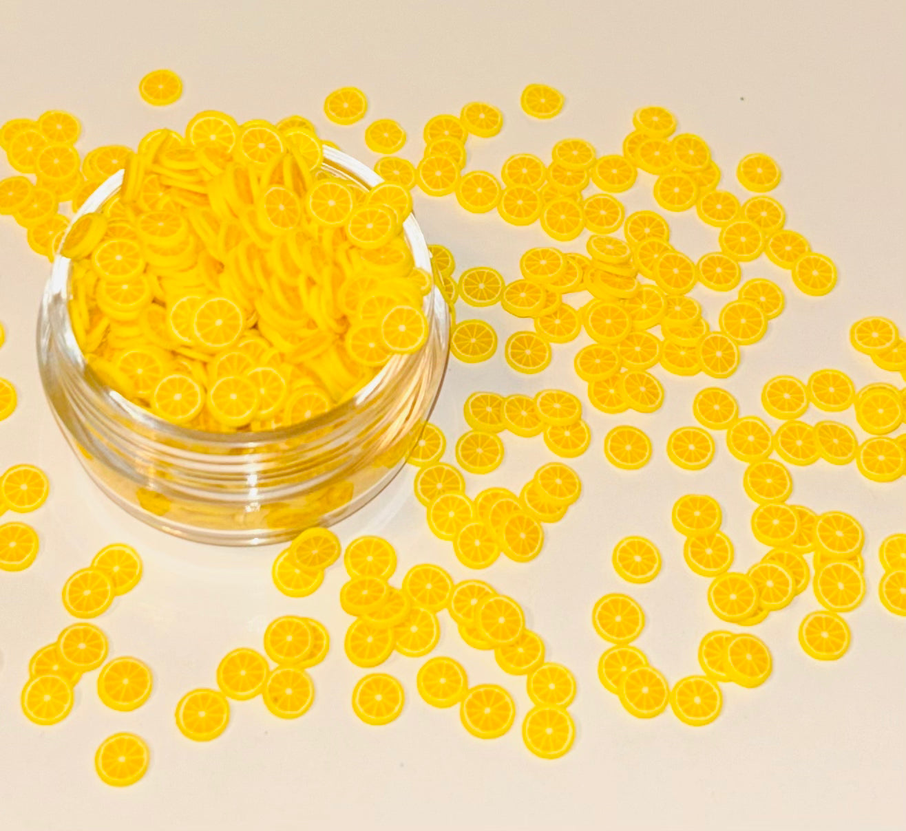 Lemon polymer clay