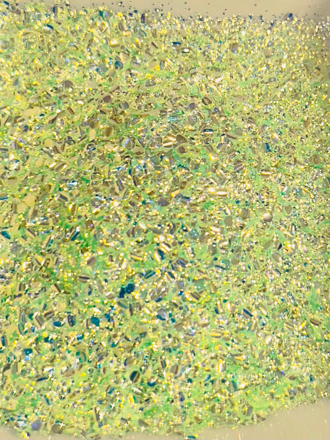 Neon Green bubble glitter