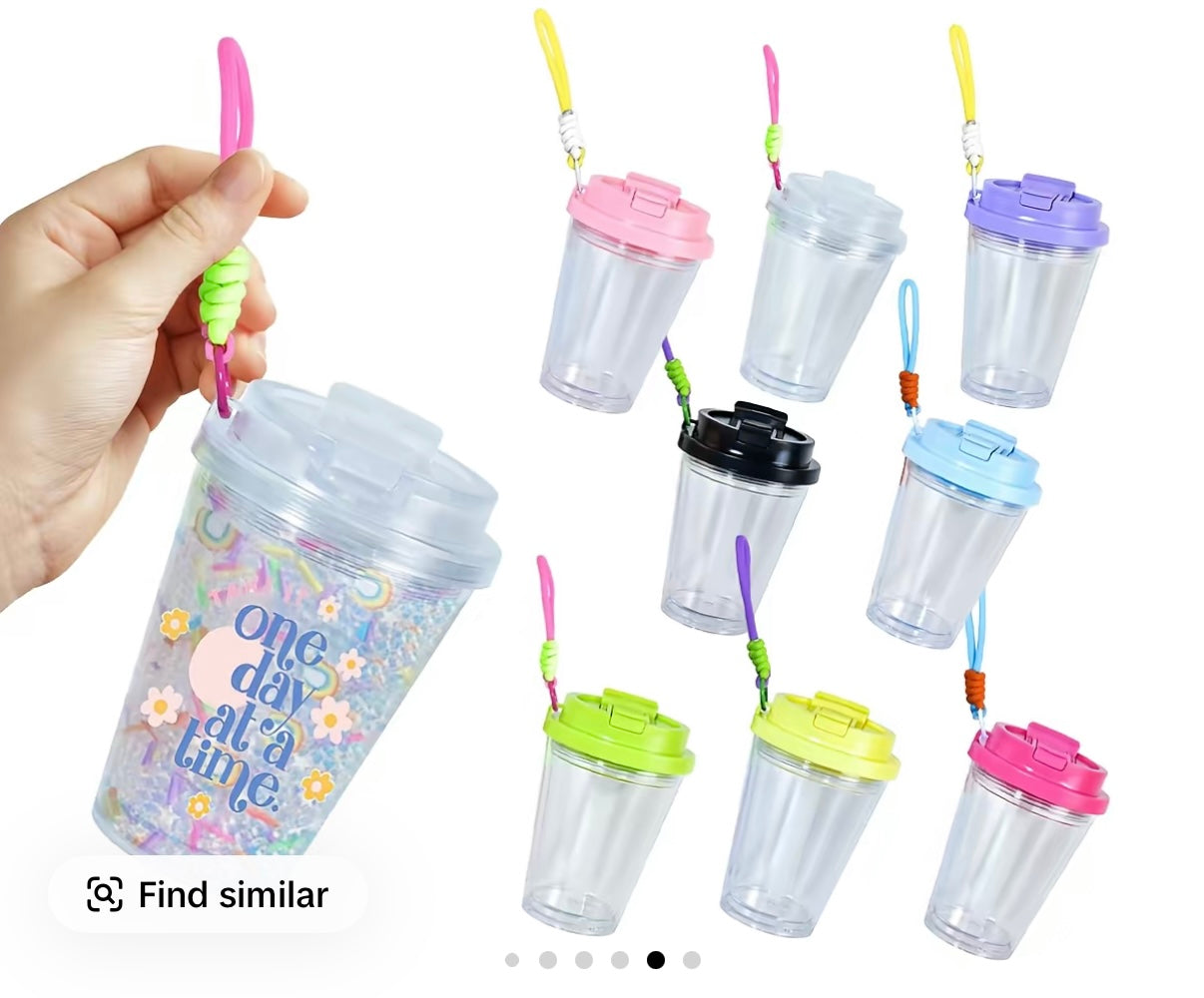 12oz snowglobe cup