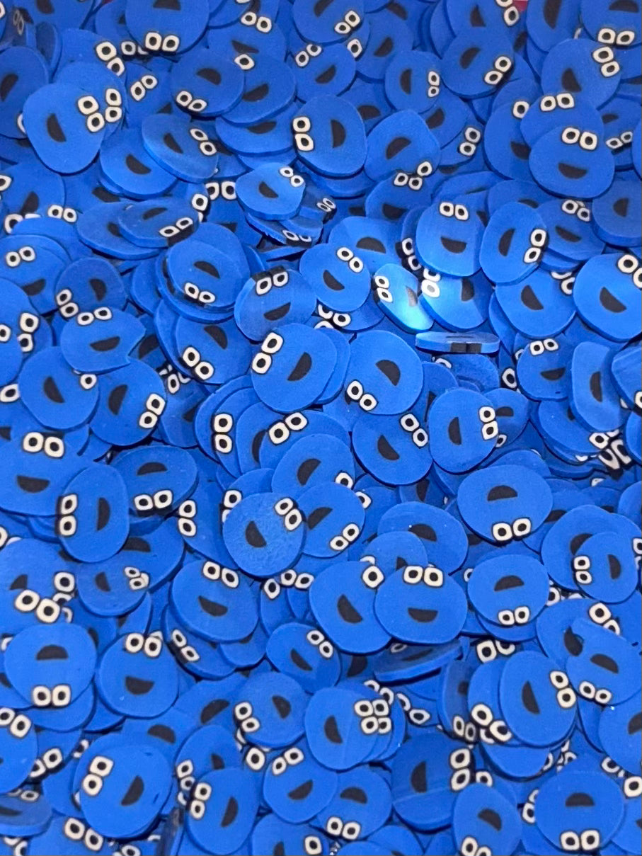 Blue monster clay