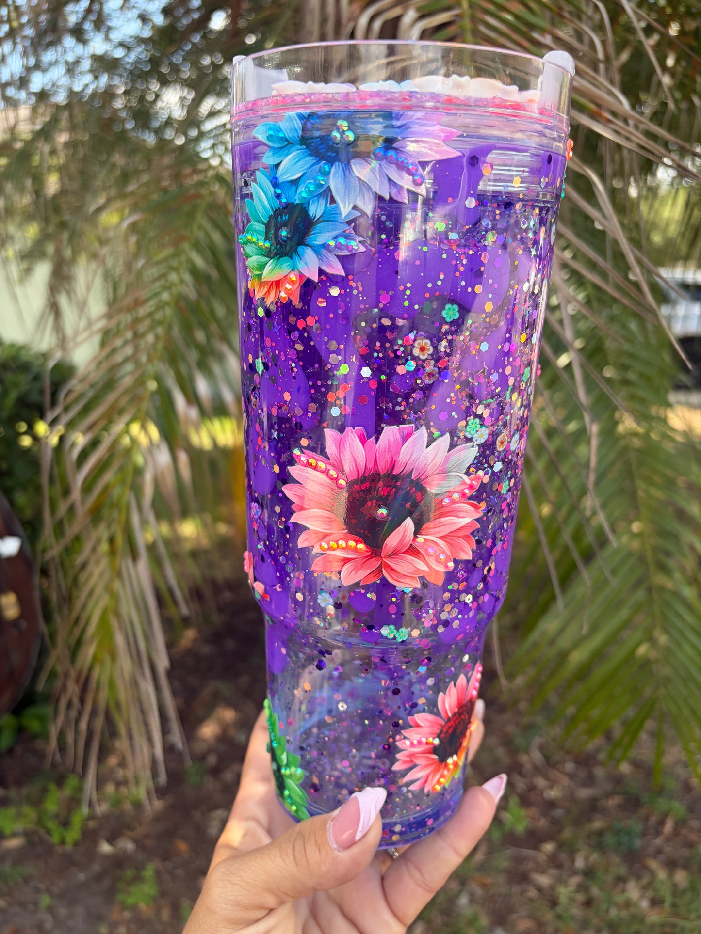40oz Sunflower Snowglobe