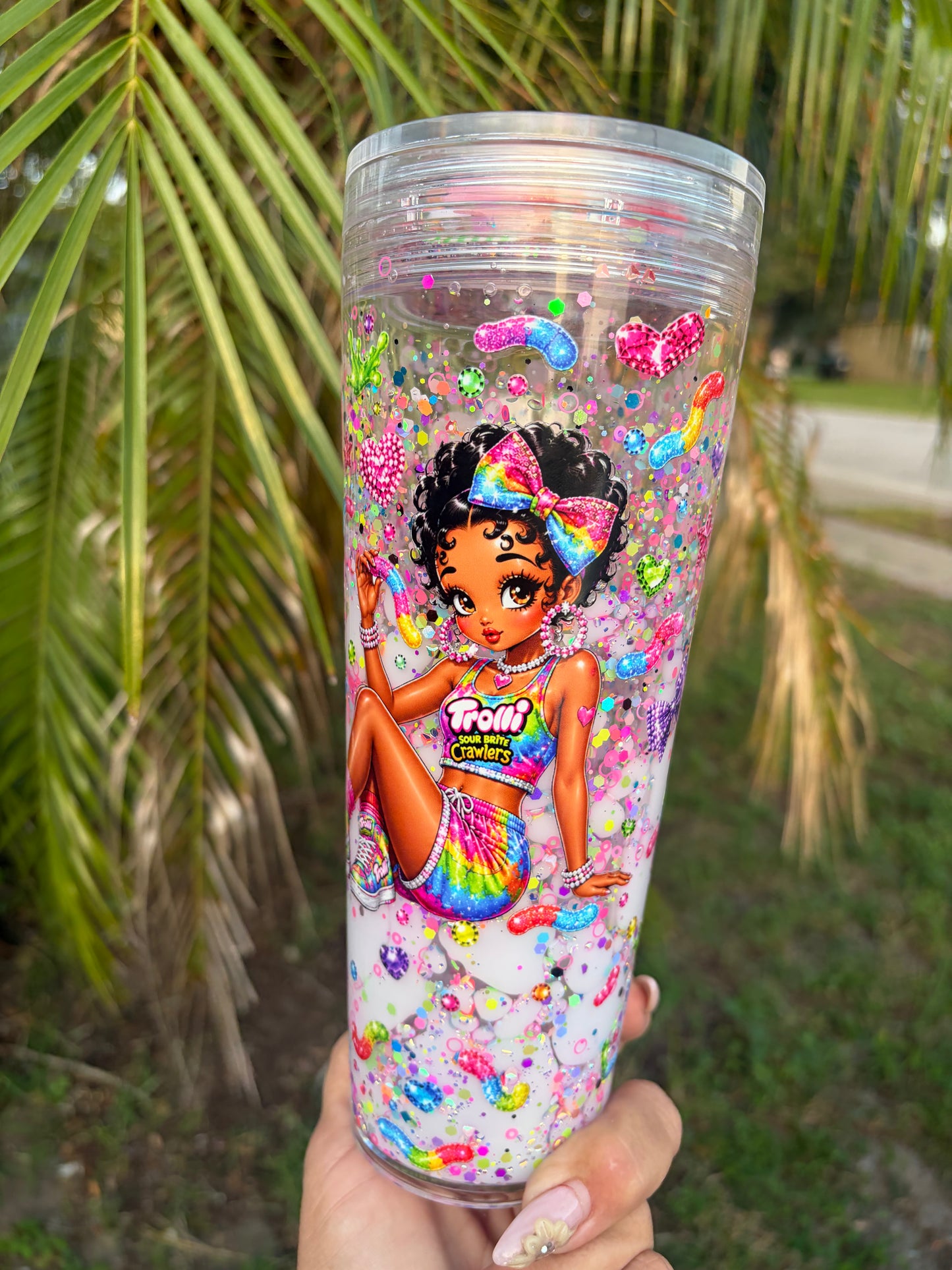 24oz trolli Snowglobe