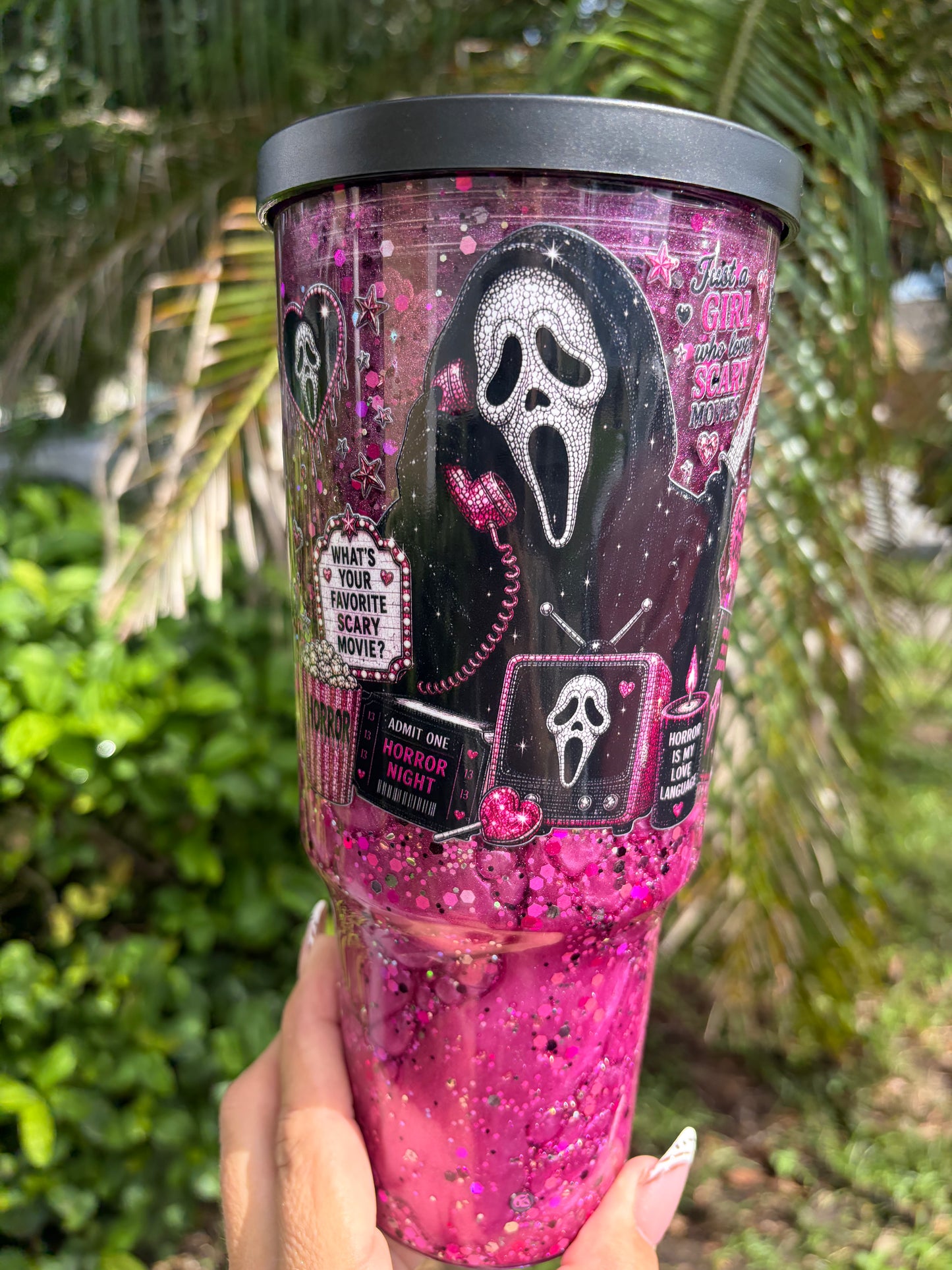 30oz Ghost face Snowglobe