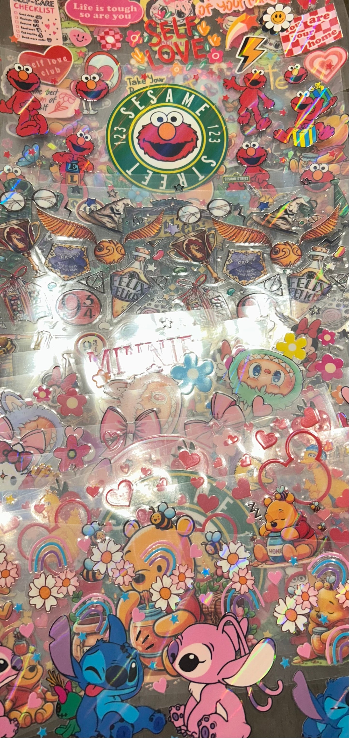 10pc holographic mystery cup wrap bundle