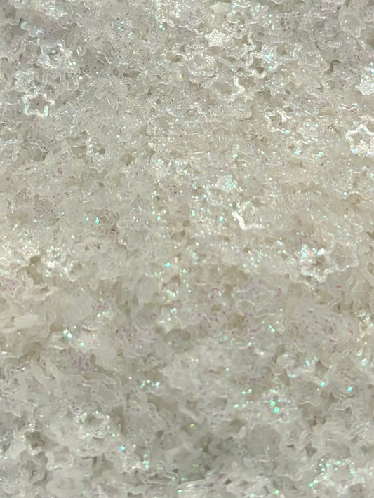 White glitter stars ⭐️