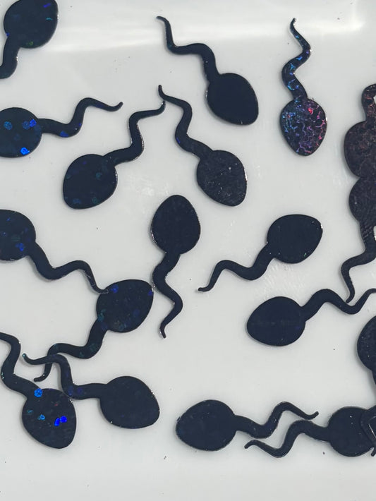 Black tadpole swimmer