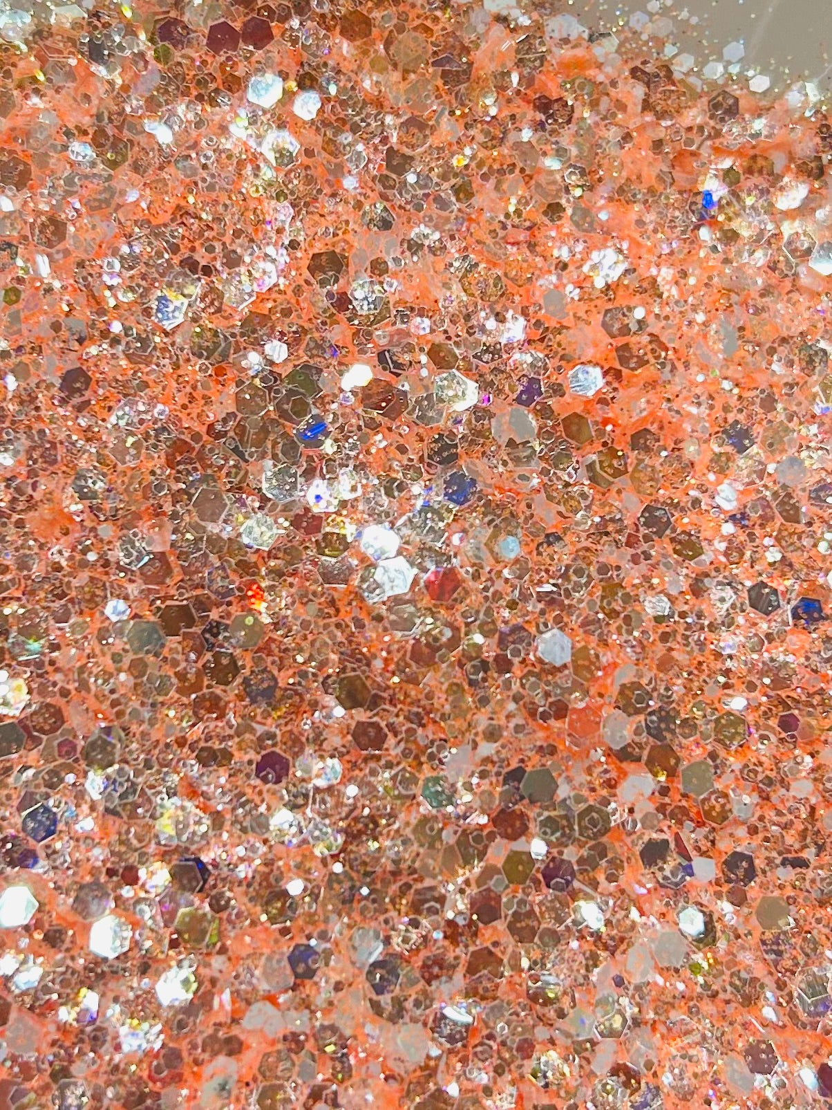 ￼Flamingo mirror glitter