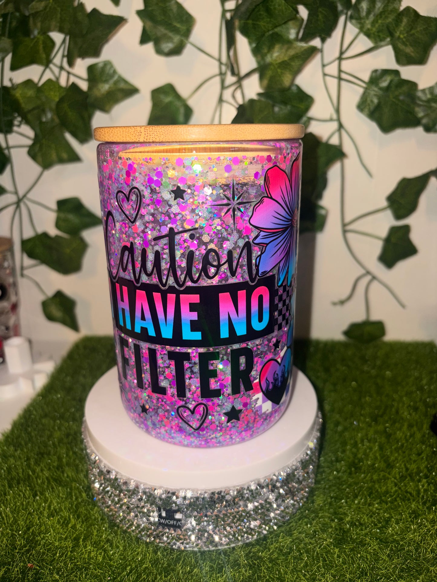 17oz caution mug