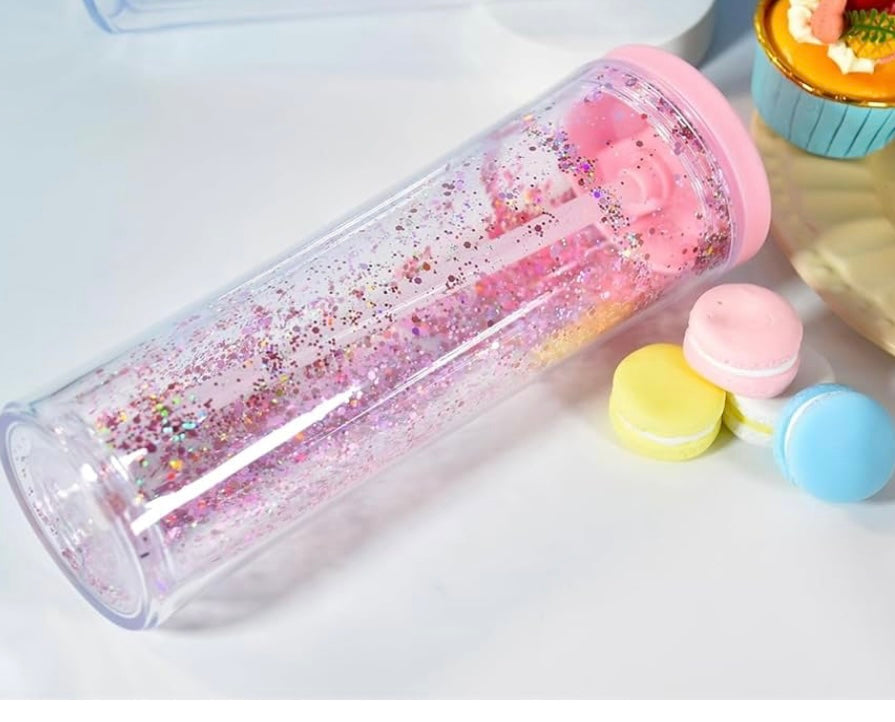 25oz snowglobe waterbottle