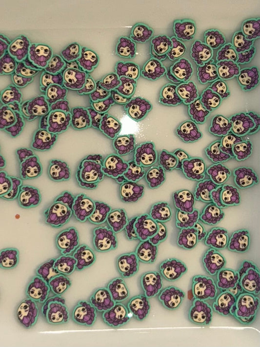 Purple pop girl clay(Clearance)