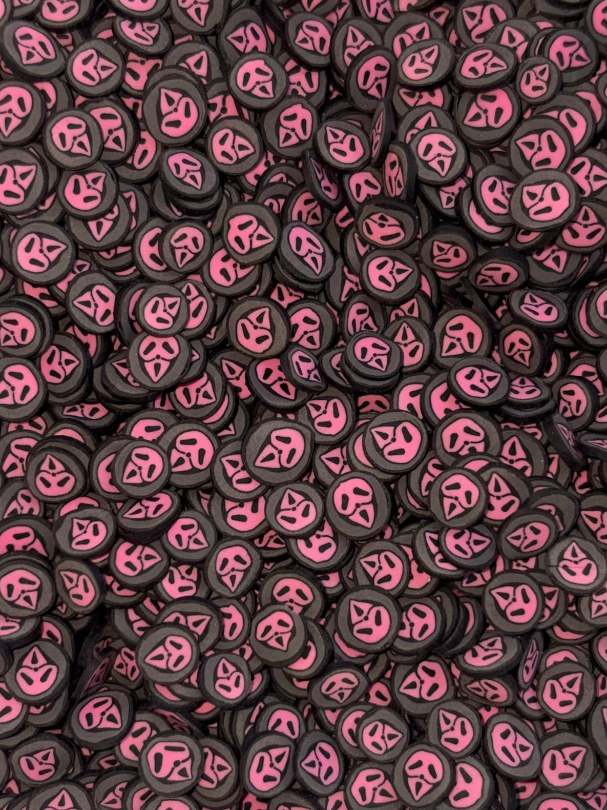 Pink/black ghostface