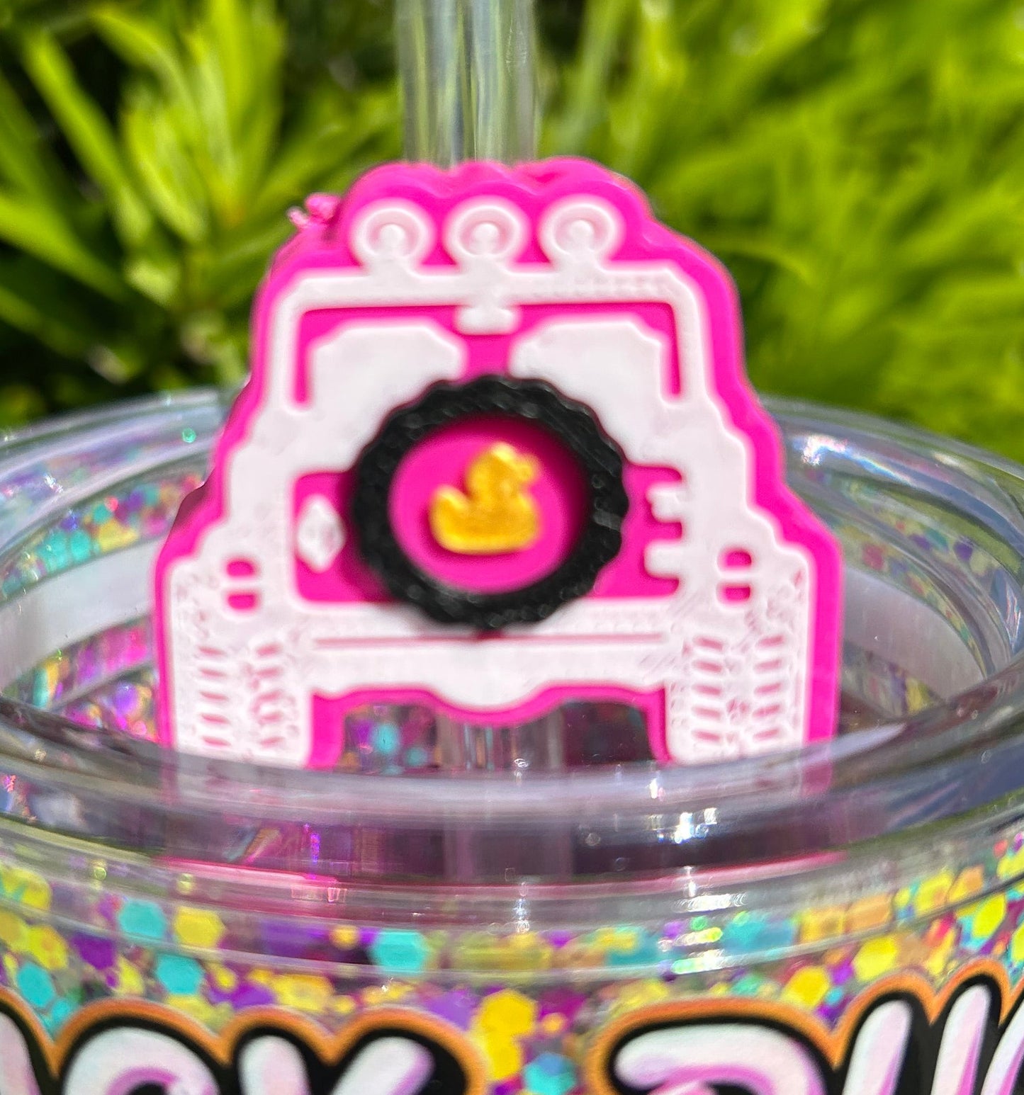 3d Jeep straw topper