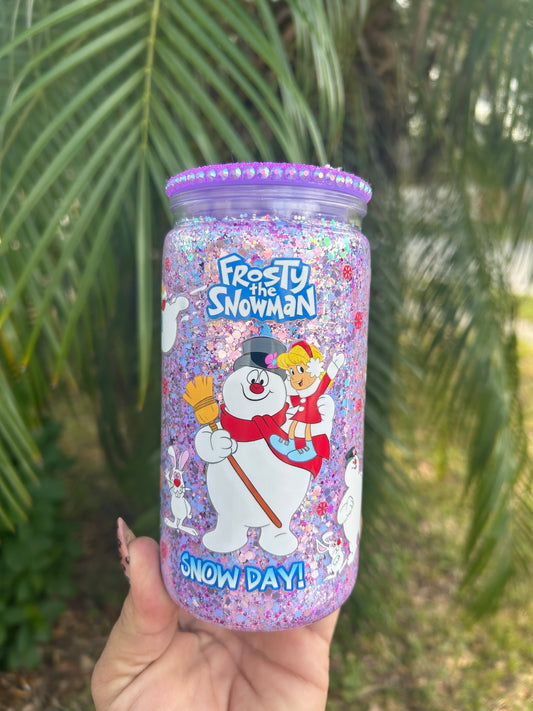16oz dry frosty snowglobe