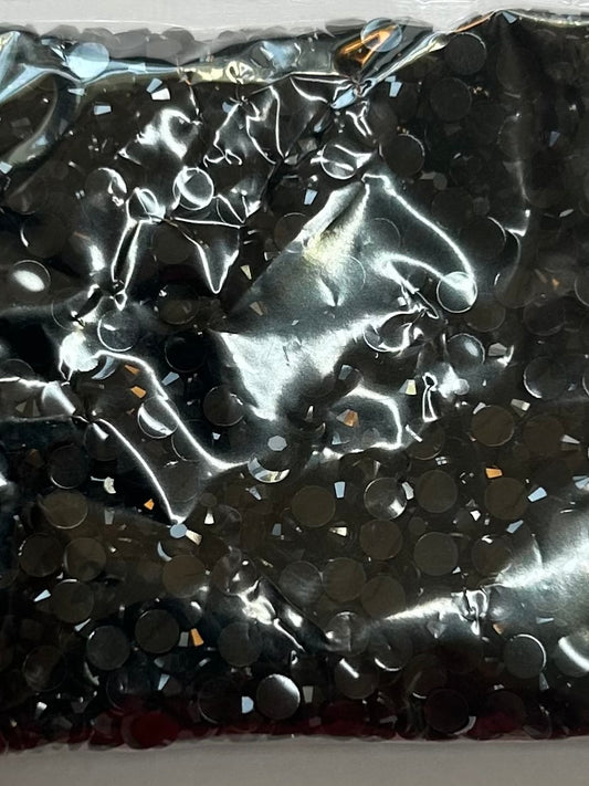 Black rhinestone