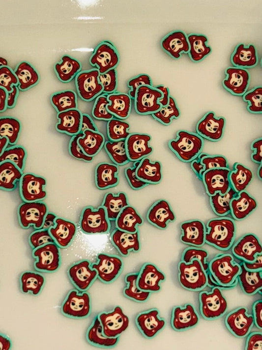 Red pop girl clay(Clearance)