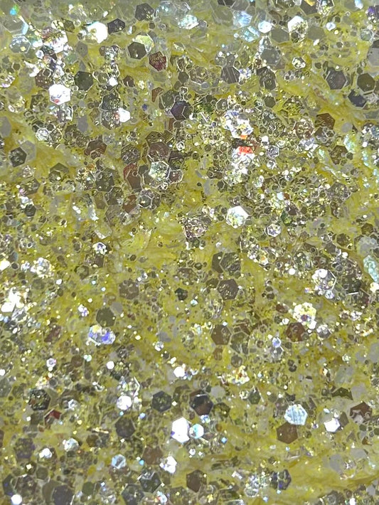 Sun-kissed mirror chunky glitter