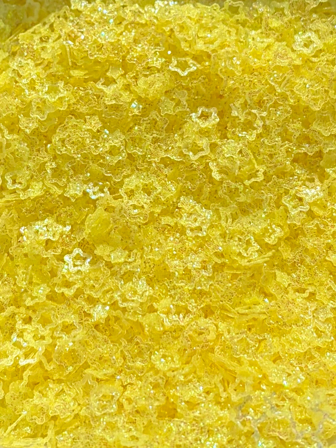 Yellow glitter stars ⭐️