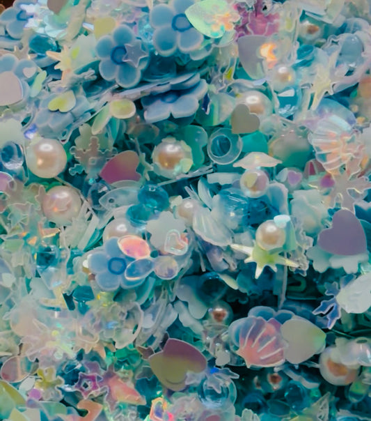 Blue shape mix ( Glow in dark)