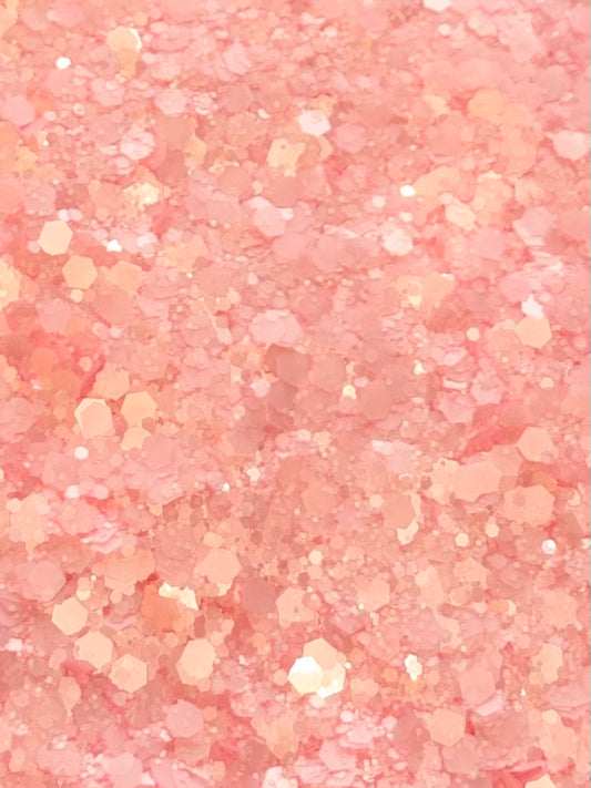 Passion Pink chunky glitter