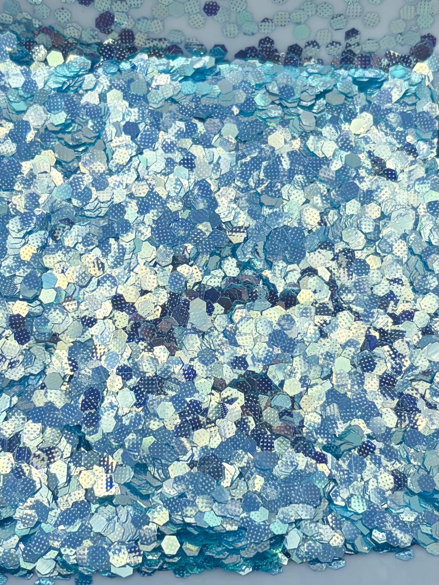 Blue Ice 🧊 texture glitter