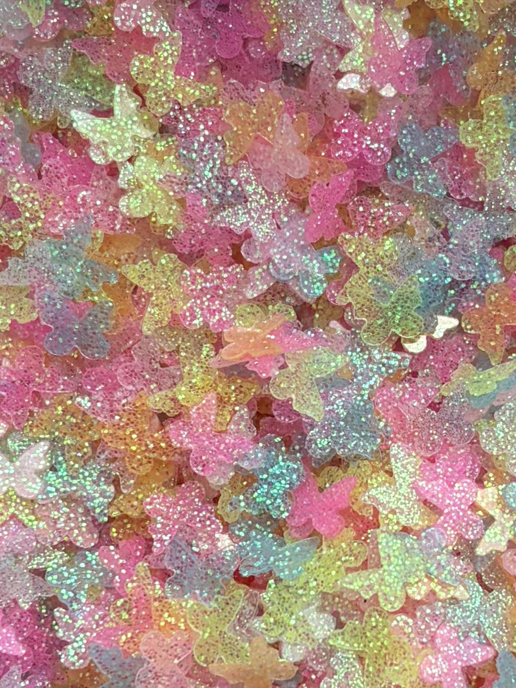 Glitter butterflies