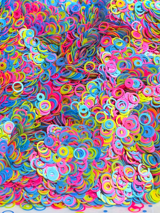 Neon party rings
