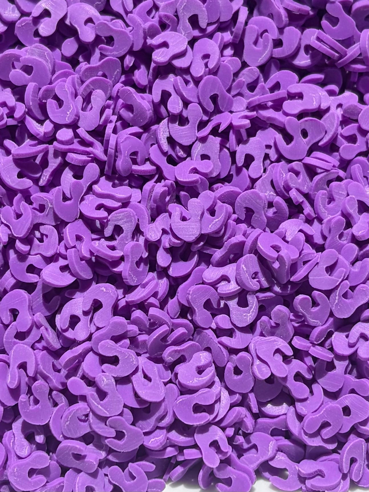 Purple cheetah clay