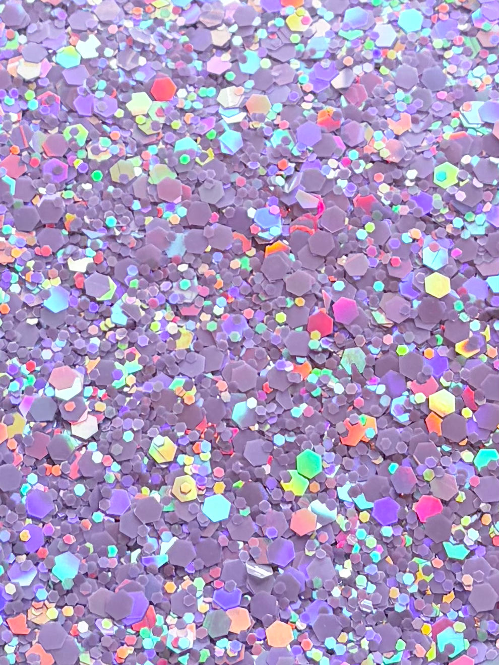 Grape chunky glitter