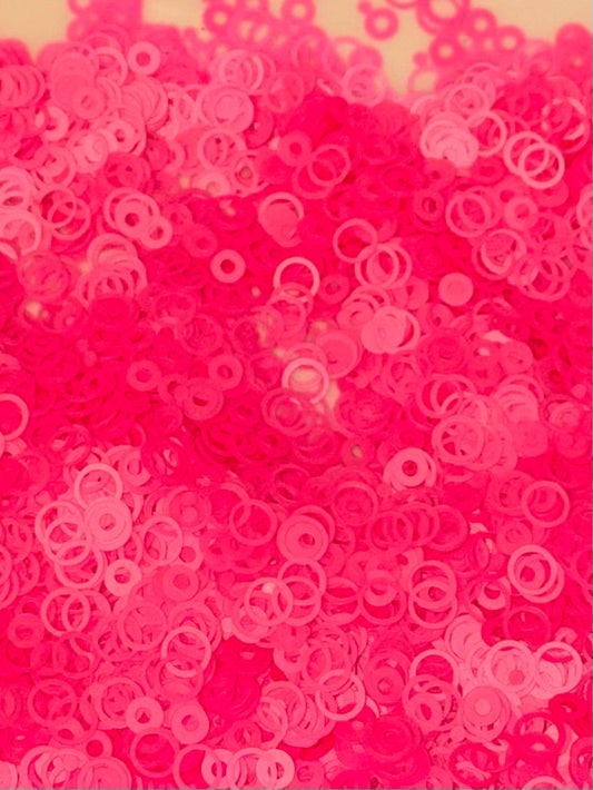 Hot Pink Girly Rings shape