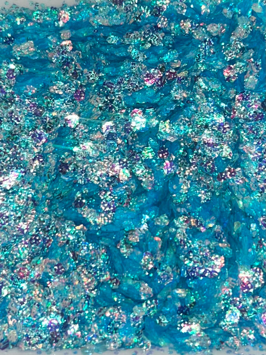 Caribbean texture glitter