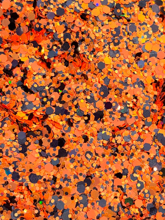 Jack O Lantern glitter