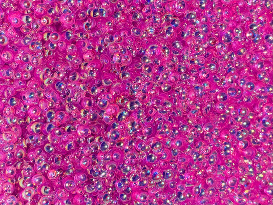 Hot pink bubbles