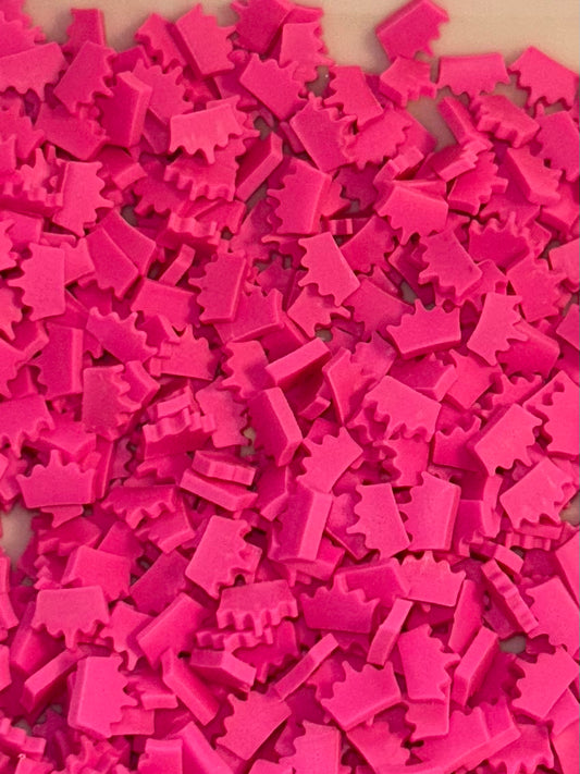 Hot pink crown clay