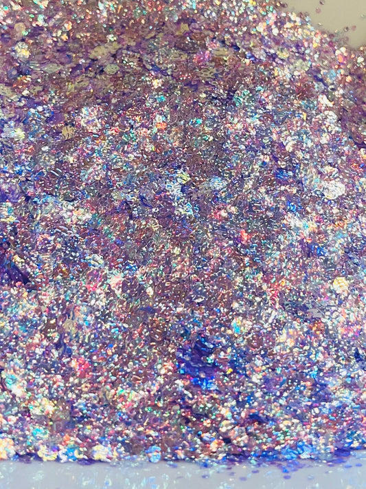 Fairy dust texture chunky glitter