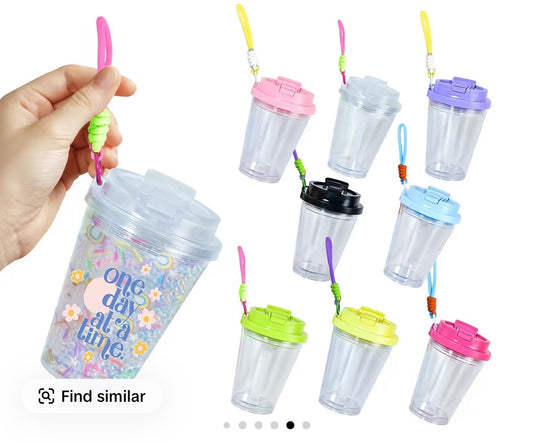 12oz snowglobe cup