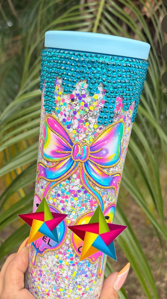 25oz CC bling water bottle