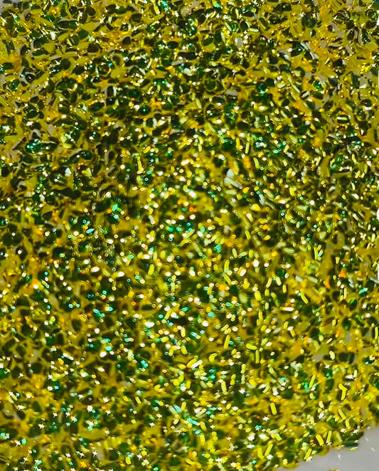 Neon Yellow bubble glitter