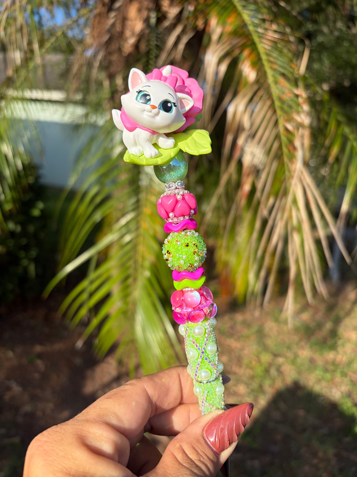 Cat bling pen