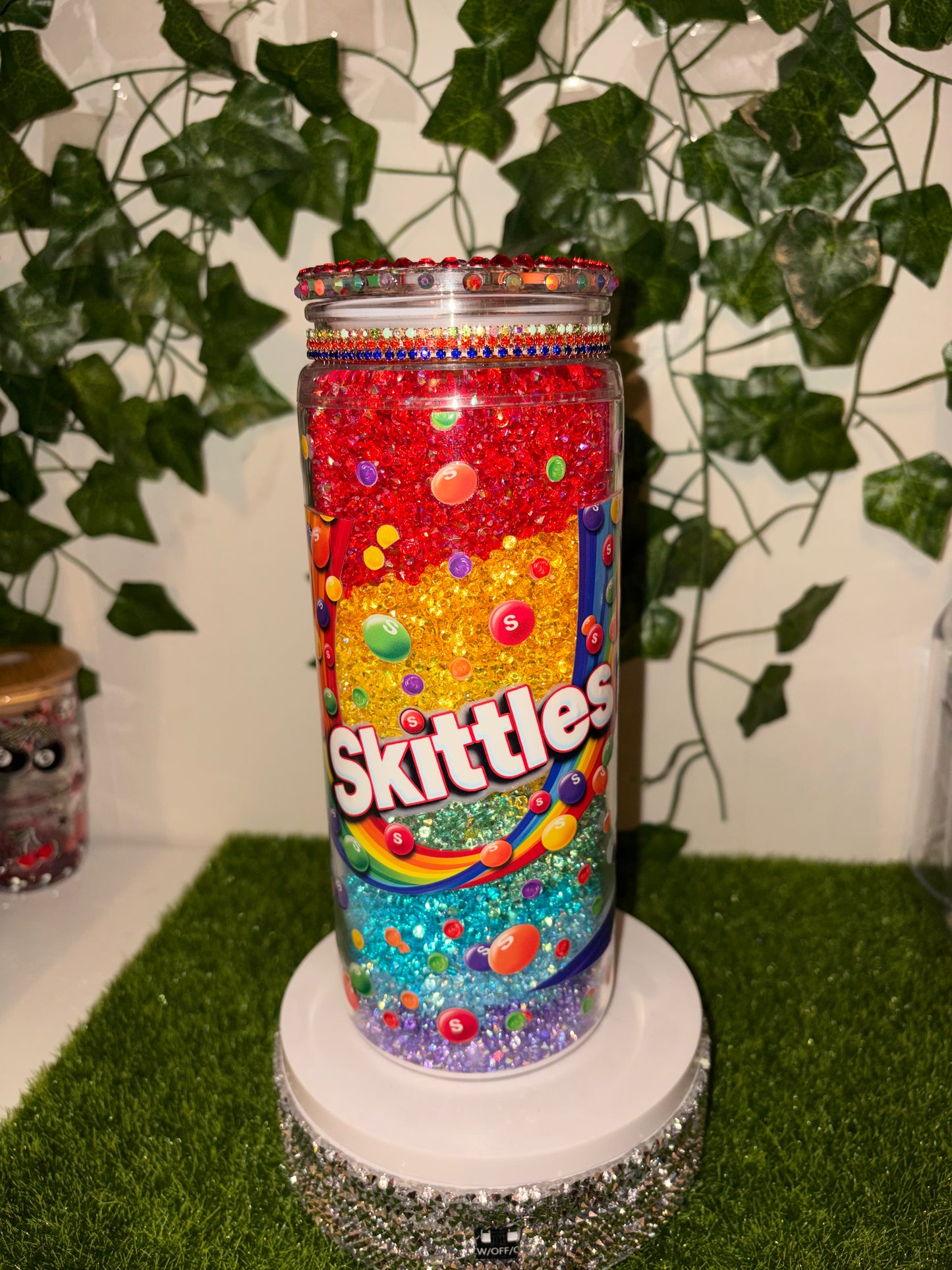 20oz Skittles Snowglobe