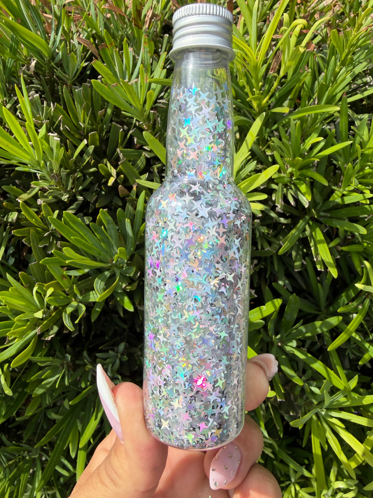 Silver galaxy stars