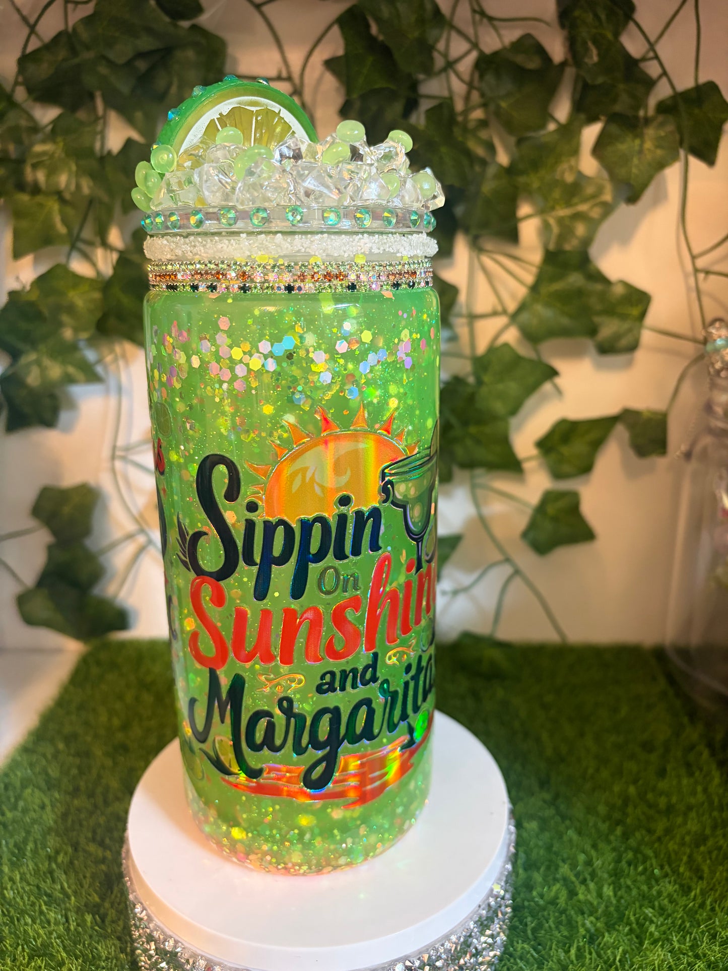 20oz Margarita snowglobe cup