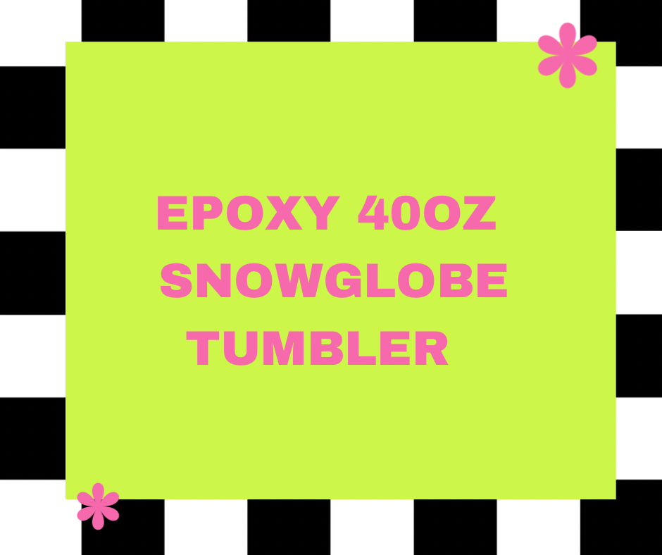Epoxy Snowglobe
